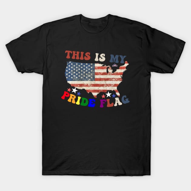 Celebrate Independence Day with Patriotic Pride: This Is My Pride Flag T-Shirt by theworthyquote